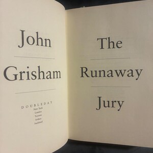 Die Jury von John Grisham, Erstausgabe, erster Druck, nahezu neuwertig (gebunden). Bild 5