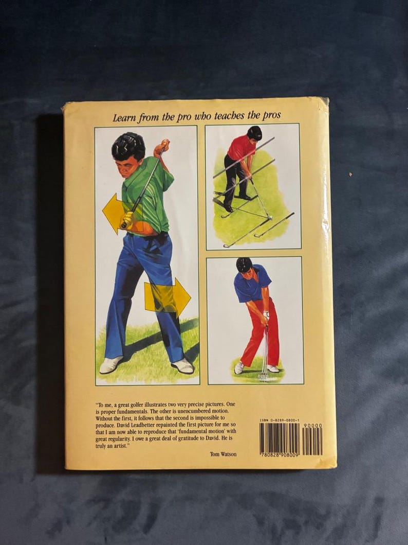 The Golf Swing by David Leadbetter 1990 First Edition Second Printing Near Fine/VG+ Hardcover image 5