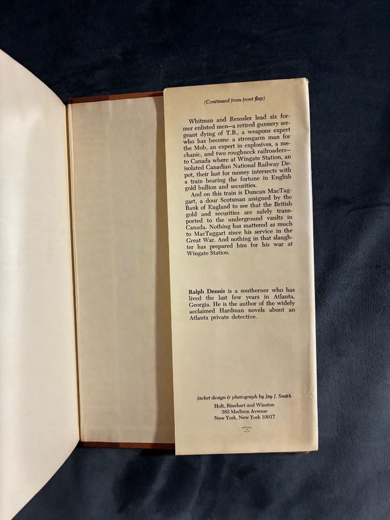 MacTaggart's War by Ralph Dennis 1979 First Edition First Printing Near Fine/Very Good image 6