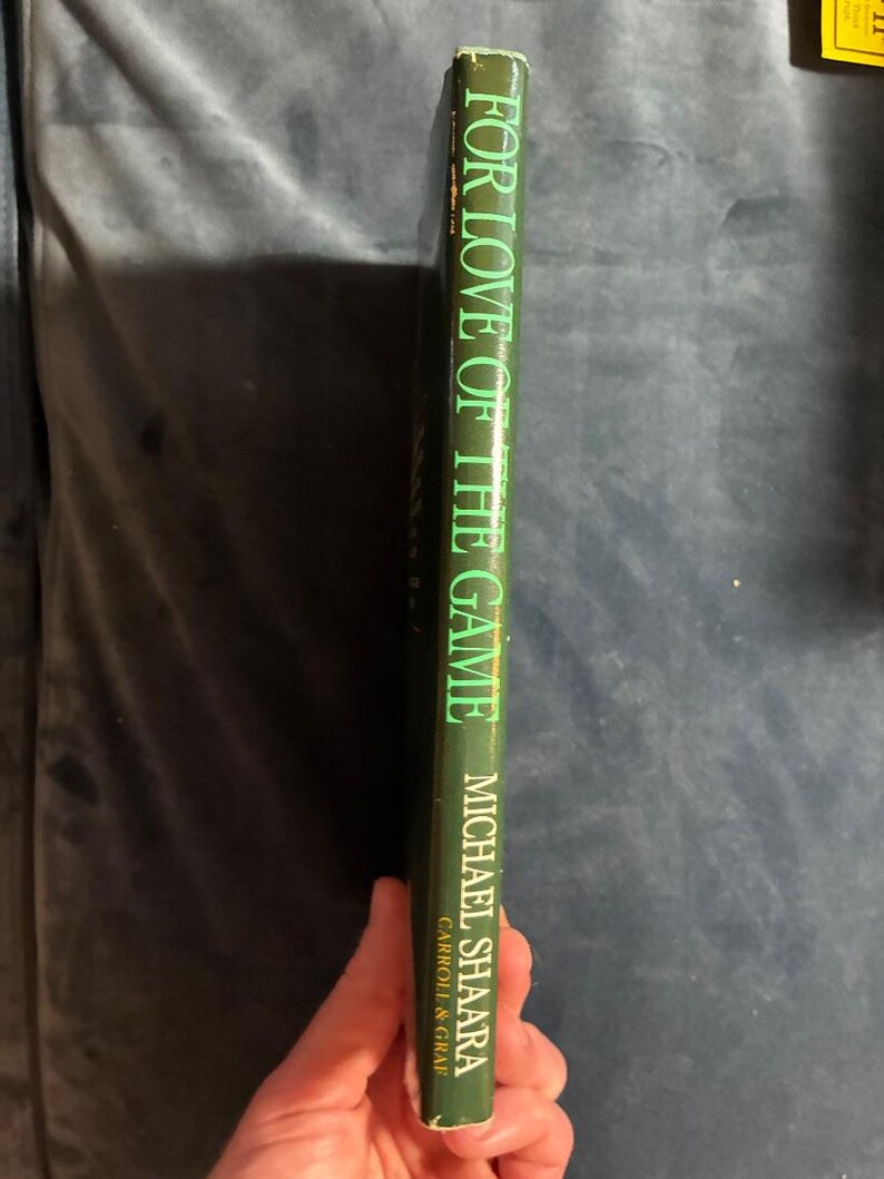 Por amor al juego, de Michael Shaara, 1991, primera edición, primera impresión, casi perfecto/muy bueno. imagen 6