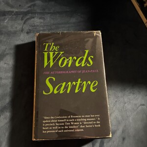 The Words by Jean-Paul Sartre First Edition First Printing Very Good/Good Hardcover image 1