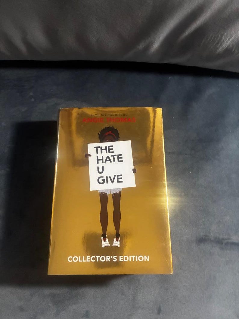 The Hate U Give (Collector's Edition) by Angie Thomas Collector's Edition Edition Third Printing Near Fine/Very Good Hardcover image 1