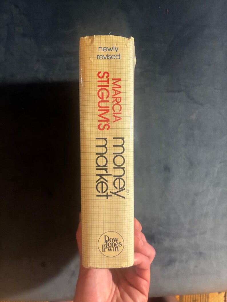El mercado monetario (Edición revisada) de Marcia Stigum, 1983, edición Dow Jones-Irwin, segunda impresión, casi perfecto/muy bueno. imagen 7