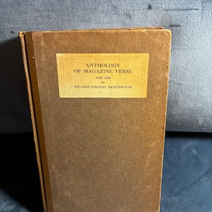 1918 Anthology of Magazine Verse & American Poetry (First Edition) image 1