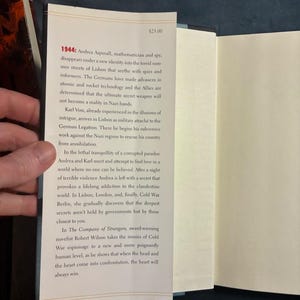 The Company of Strangers by Robert Wilson 2001 First Edition First Printing Fine/VG+ image 2