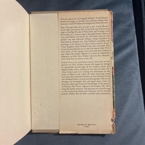 Little House in the Big Woods: Laura Ingalls Wilder Book Club Edition (Hardcover) image 9