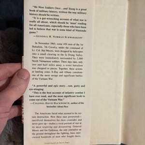 We Were Soldiers Once...and Young by Lt. Gen. Harold G. Moore (Ret.) and Joseph L. Galloway 1992 First Edition First Printing Fine/Near Fine image 2