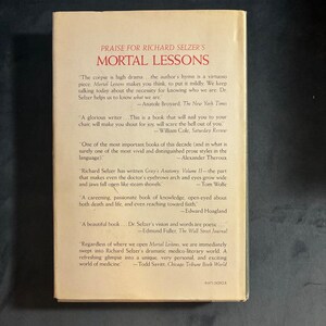 Confessions of a Knife by Richard Selzer 1979 First Edition First Printing Near Fine/Very Good image 2