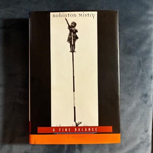 Un equilibrio delicado de Rohinton Mistry, 1996, primera edición, primera impresión, casi perfecto/casi perfecto imagen 1