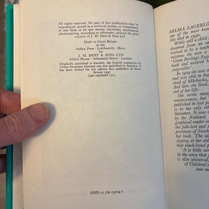 セルマ・ラーゲルレーフ著『ニルスの冒険』（1975年復刻版ハードカバー） 画像 2