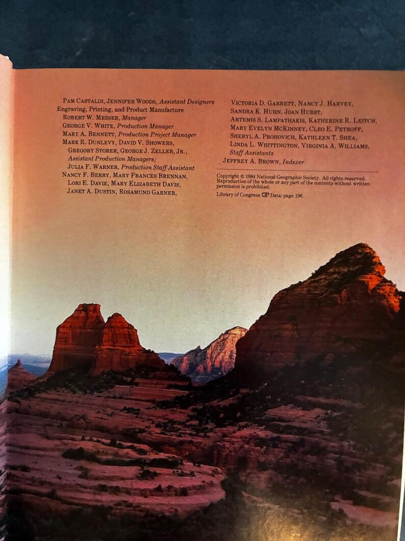 Het verkennen van de valleien van Amerika: van de Shenandoah tot de Rio Grande, door de National Geographic Society, 1984, eerste editie. In bijna perfecte/zeer goede staat. afbeelding 4