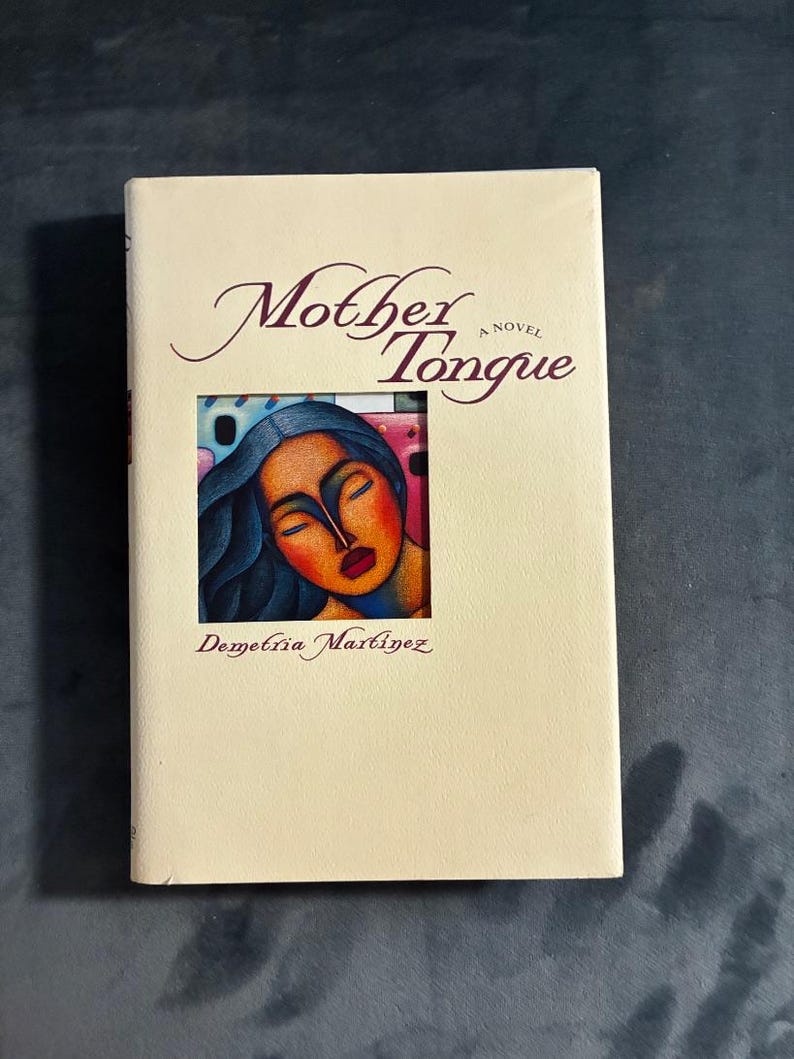 Muttersprache von Demetria Martínez, 1996, Erstausgabe, sehr gut erhalten. Bild 1