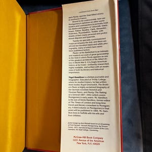 Monty, colección de 3 volúmenes (Marshall Montgomery) de Nigel Hamilton. Primera edición, primera impresión. Tapa dura. En muy buen estado. imagen 2