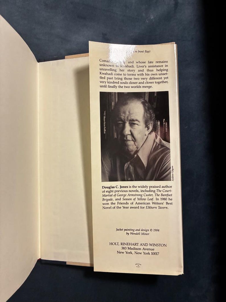 Gone the Dreams and Dancing by Douglas C. Jones 1984 First Edition Second Printing Near Fine/VG+ image 5