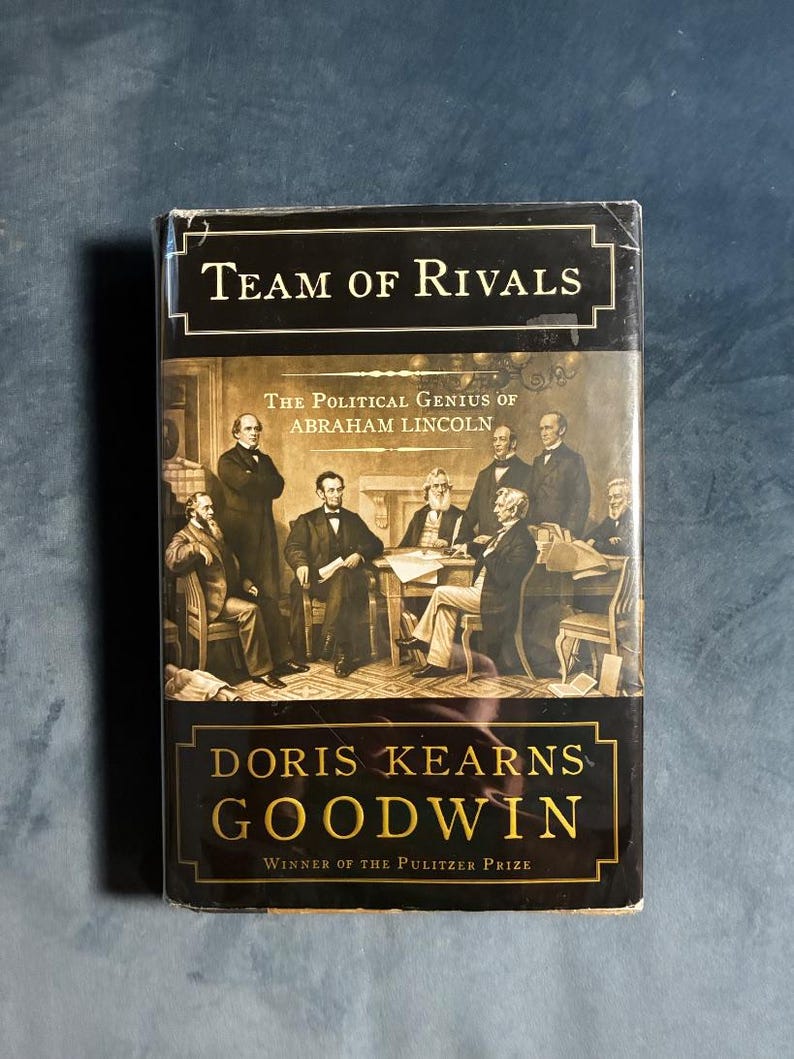 Team of Rivals: Lincoln's Political Genius by Doris Kearns Goodwin, Signed First Edition image 1