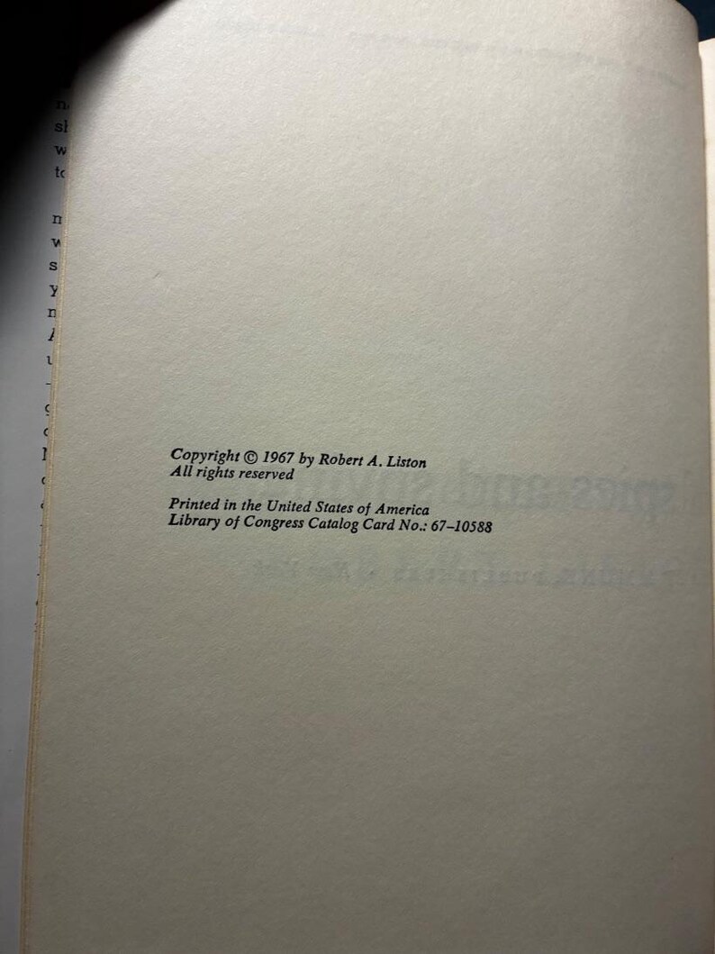 Die gefährliche Welt der Spione und Spionage von Robert Liston, Erste Auflage, Erster Druck, Sehr guter Zustand/Gut, Hardcover Bild 5