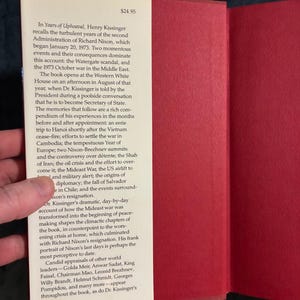 Jahre des Umbruchs von Henry Kissinger, 1982, Erste Auflage, erster Druck, sehr guter bis neuwertiger Zustand, Hardcover. Bild 5