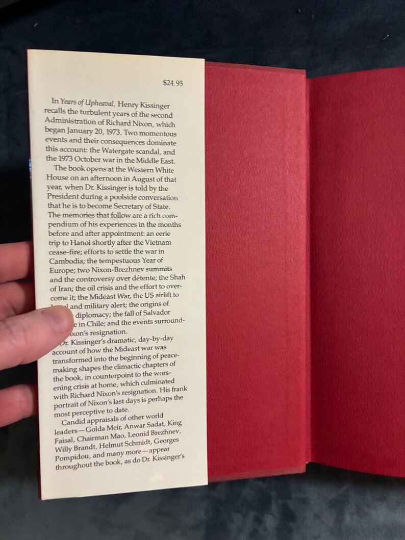 Jahre des Umbruchs von Henry Kissinger, 1982, Erste Auflage, erster Druck, sehr guter bis neuwertiger Zustand, Hardcover. Bild 5