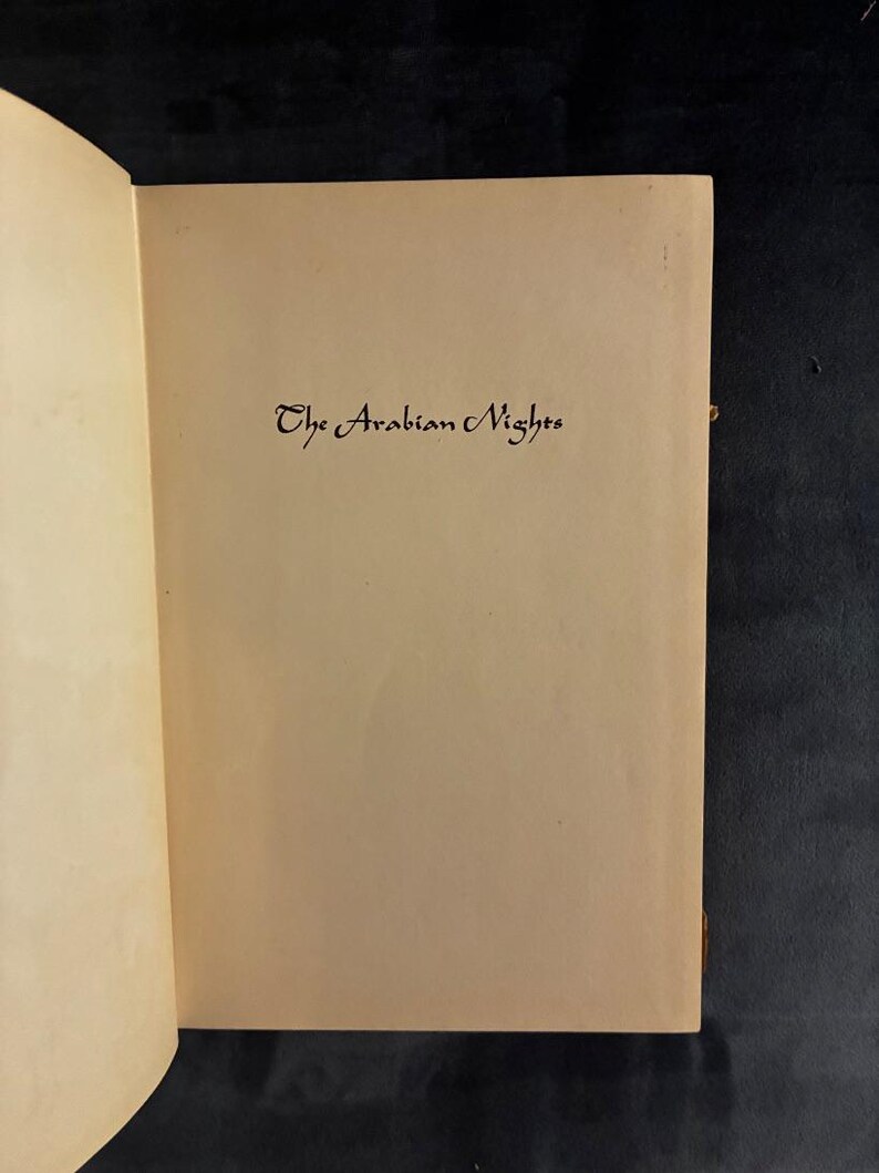 Die Geschichten aus Tausendundeiner Nacht, illustriert von Earle Goodenow, Grosset & Dunlap-Ausgabe von 1946, Zustand: Gut/Gut Bild 3