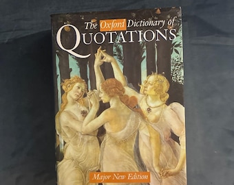 Oxford Dictionary of Quotations, 5th Edition, Elizabeth Knowles (ed.)