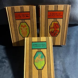 Young Folks Library 1047 Set of 3 Vintage Children's Lit Books image 1