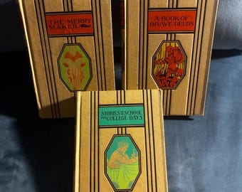 Young Folks Library 1047 Set of 3 Vintage Children's Lit Books