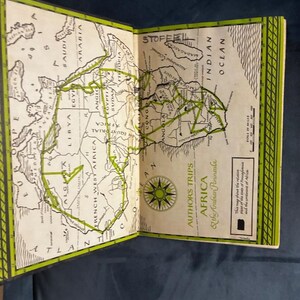 Au cœur de l'Afrique par John Gunther, 1955, première édition, premier tirage, bon état image 3