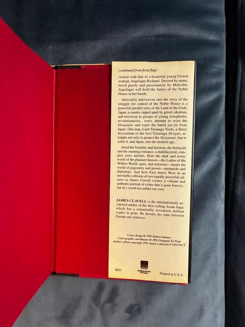 Gai-Jin by James Clavell 1993 First Edition First Printing Fine/Near Fine image 5