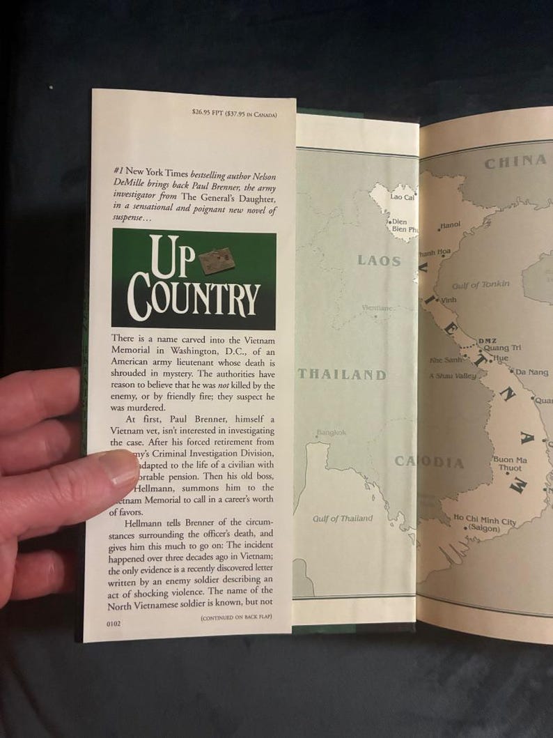 Up Country by Nelson DeMille 2002 First Edition First Printing Fine/Near Fine Hardcover image 2