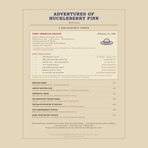 Die Abenteuer des Huckleberry Finn – Bibliographische Bestandsaufnahme (Druckausgabe, digitaler Download) Bild 5