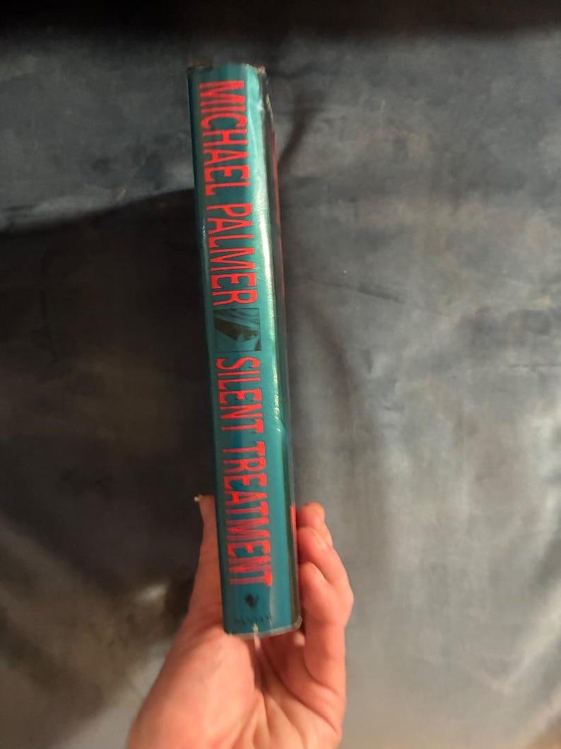 Silent Treatment by Michael Palmer 1995 First Edition Near Fine/Very Good image 7