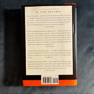 Un equilibrio delicado de Rohinton Mistry, 1996, primera edición, primera impresión, casi perfecto/casi perfecto imagen 6