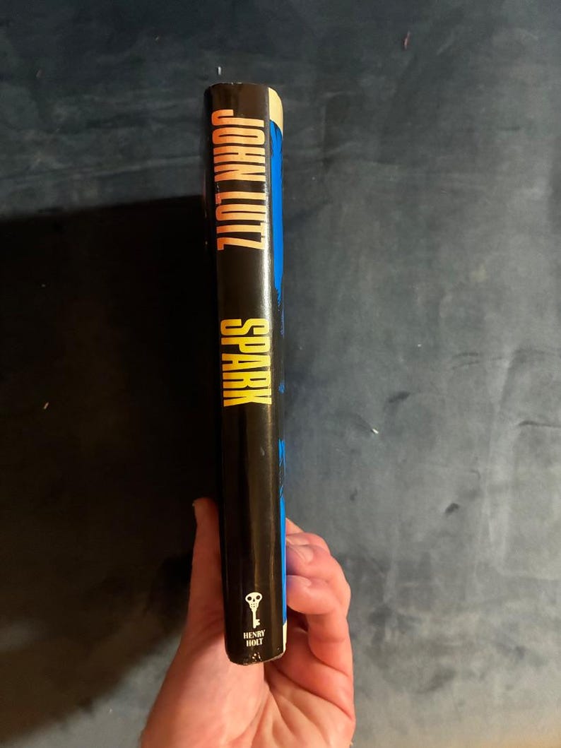 Spark de John Lutz, 1993, Primera edición, Primera impresión, Casi perfecto/Casi perfecto imagen 6