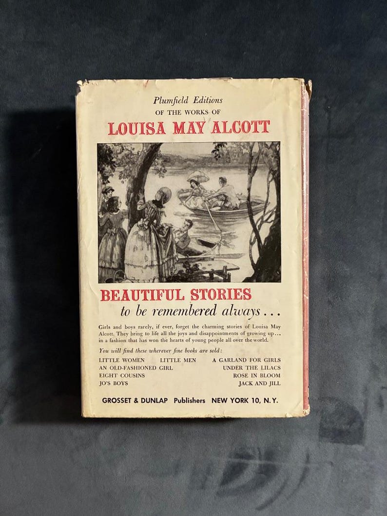 Little Men by Louisa May Alcott Grosset & Dunlap Edition Very Good/Good Hardcover image 2