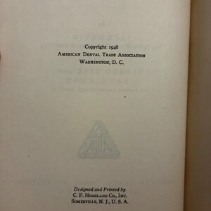 Teeth: Prepared for Those Who Sell Teeth and for Tooth Selectors by Jack Nevin First Edition 1946 image 4