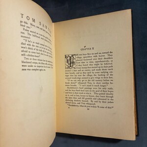 The Adventures of Tom Sawyer by Mark Twain 1917 Harper & Brothers Edition Good Hardcover image 4