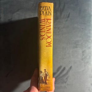 Random Winds by Belva Plain 1980 Delacorte Press Edition Very Good/Very Good Hardcover image 2