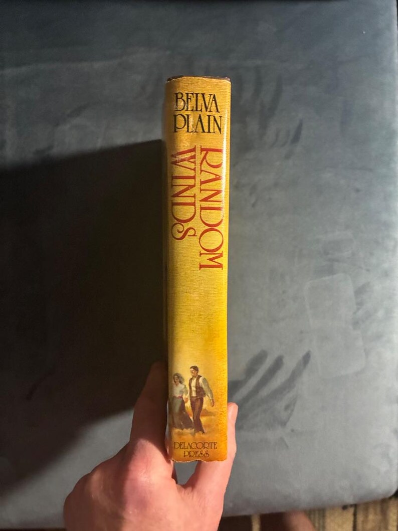 Random Winds by Belva Plain 1980 Delacorte Press Edition Very Good/Very Good Hardcover image 2