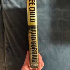 Echo Burning by Lee Child 2001 First Edition First Printing Very Good/Near Fine Hardcover image 7