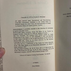 Krise im Klassenzimmer: Die Neugestaltung des amerikanischen Bildungswesens (Erstausgabe 1970) Bild 6