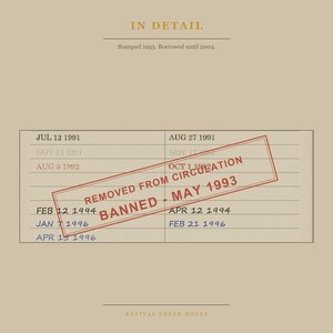 The Handmaid's Tale Banned Book Poster | Margaret Atwood Library Card Print | Feminist Literature Art image 7