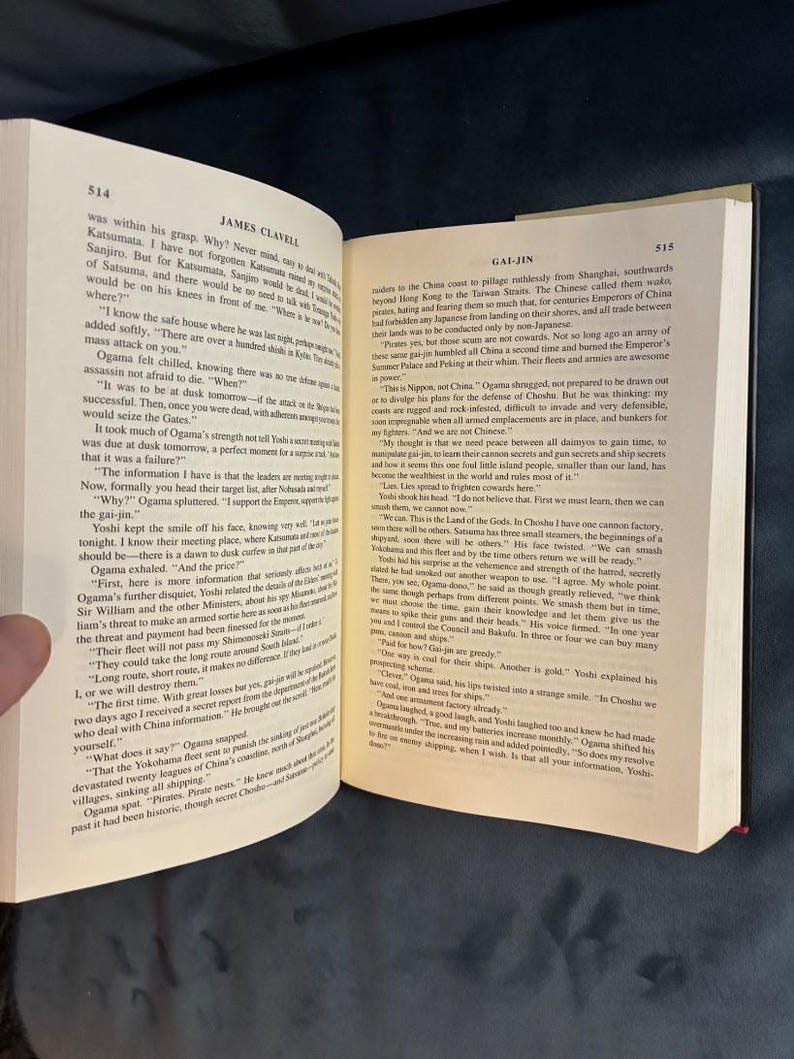 Gai-Jin by James Clavell 1993 First Edition First Printing Fine/Near Fine image 3