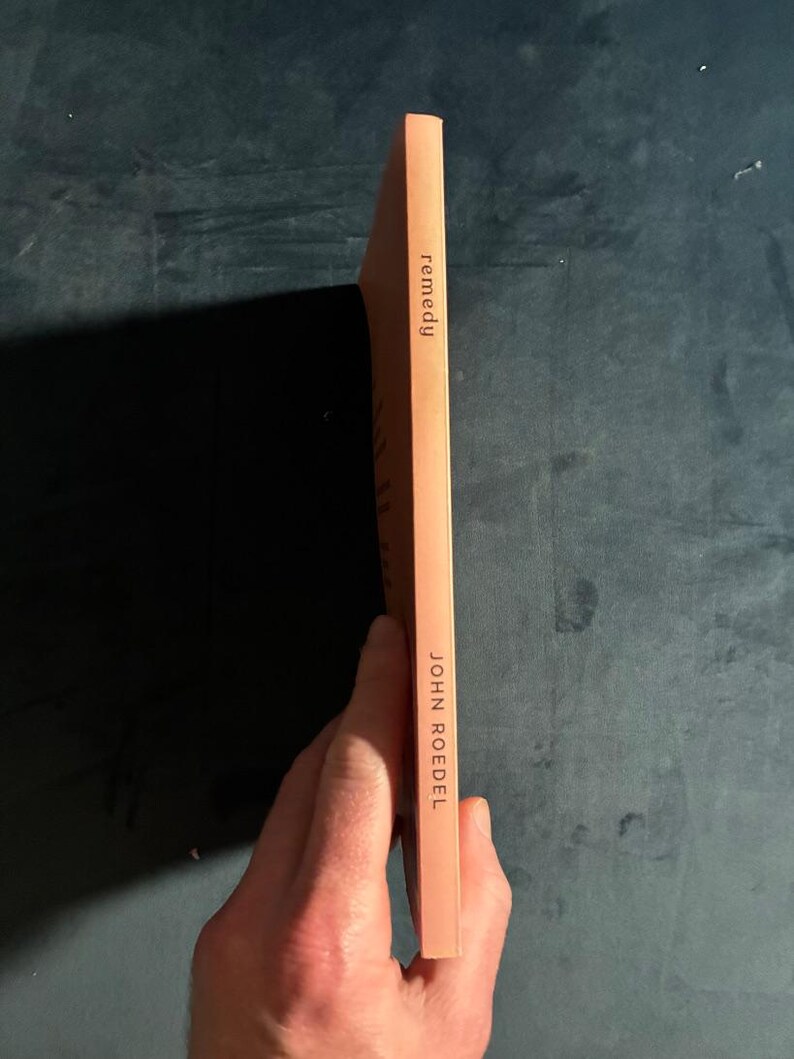 Remedy by John Roedel First Edition Near Fine Paperback image 6