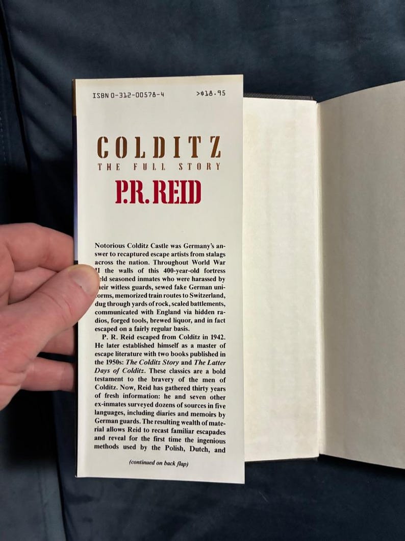Colditz: The Full Story by P. R. Reid 1984 First Edition First Printing Near Fine/Near Fine image 3