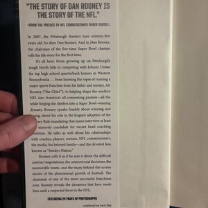 Dan Rooney: My 75 Years with the Pittsburgh Steelers and the NFL by Dan Rooney, as told to Andrew E. Masich and David F. Halaas 2007 First image 2