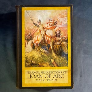Personal Recollections of Joan of Arc by Mark Twain 1926 Edition First Printing image 1