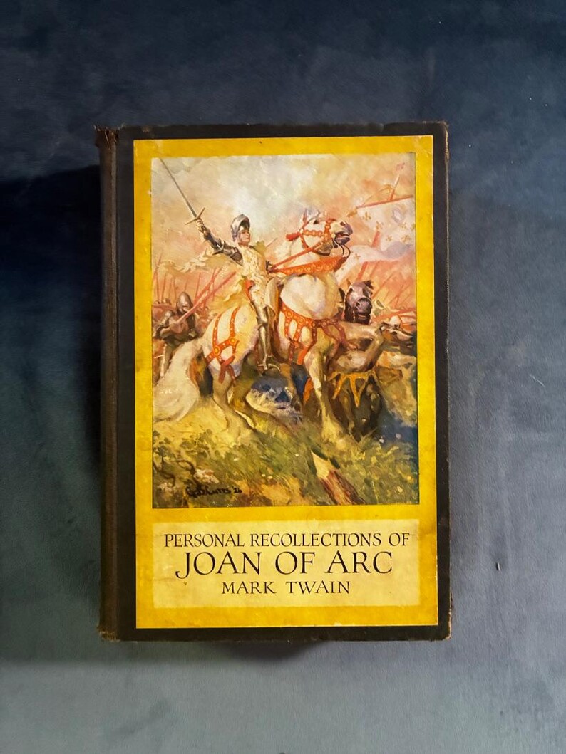 Personal Recollections of Joan of Arc by Mark Twain 1926 Edition First Printing image 1