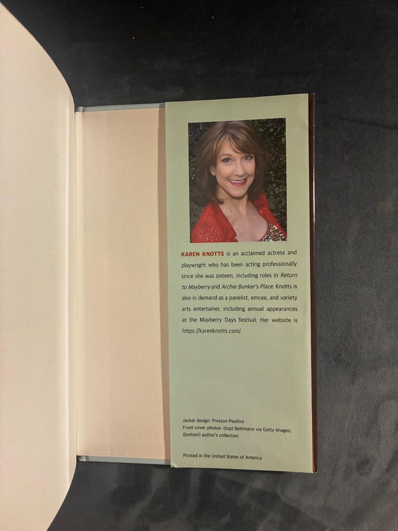 Tied Up in Knotts: My Dad and Me by Karen Knotts Signed 2021 First Edition First Printing Fine/Fine Hardcover image 6