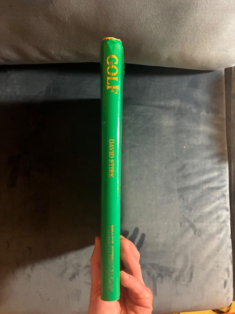 Golf: La historia de una obsesión, de David Stirk, 1987. Primera edición, primera impresión. Excelente/Casi excelente estado. imagen 10