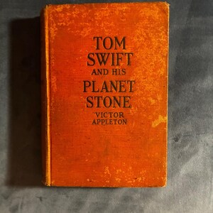 Tom Swift and His Planet Stone Victor Appleton 1935 First Edition First Printing Good Hardcover image 1